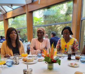 Miss Tanou, miss Sylla et Miss N'Gouan